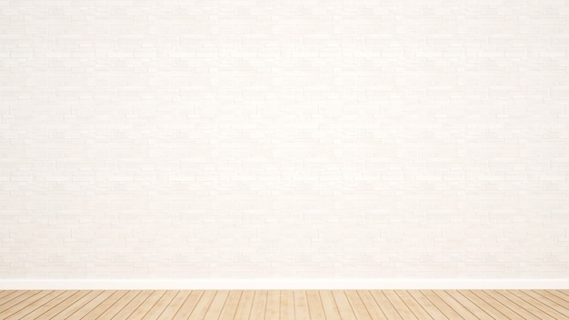 Photo white stone wall decoration in empty room for apartment