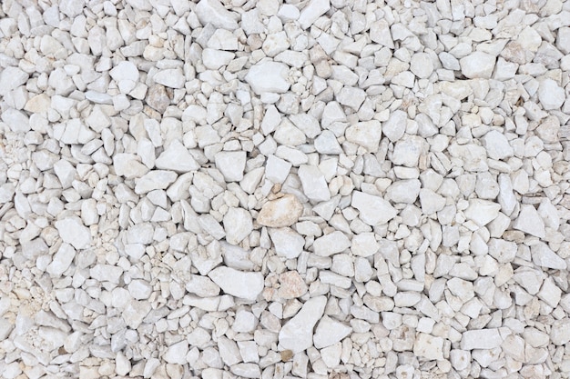 white stones on the beach on a sunny day