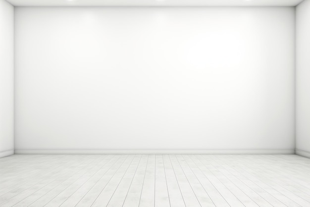 Фото Белый фон пустой комнаты в студии