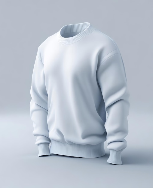 A white sweater with the word's on it