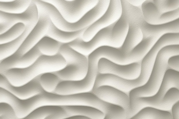 Photo white swirl wave minimalist abstract modern wall background ai generated