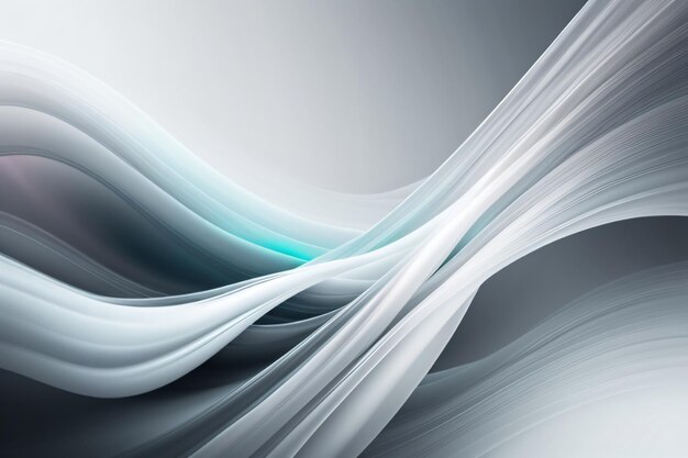 White swirls abstract waves background abstract wallpaper background for desktop with generative ai