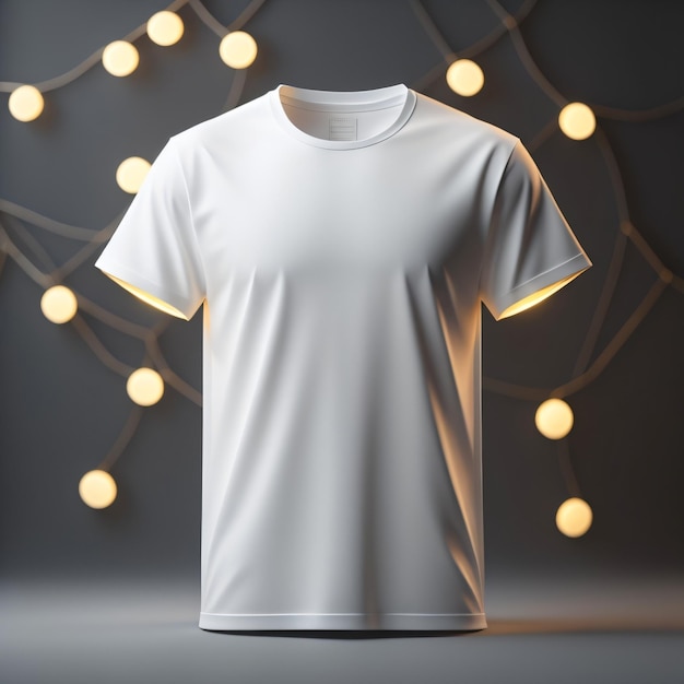 a white t shirt mockup