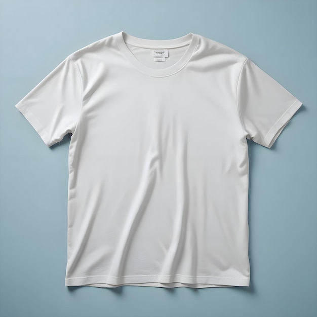 Photo white t shirt template front view
