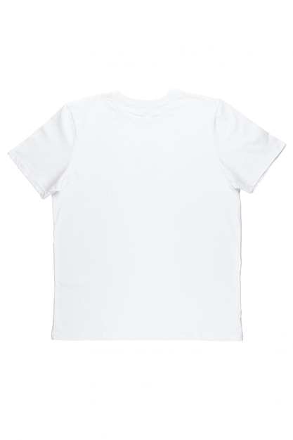 White t-shirt on white 