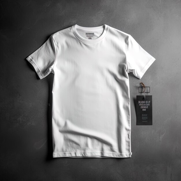 a white t - shirt with a tag that says " the word " on it.