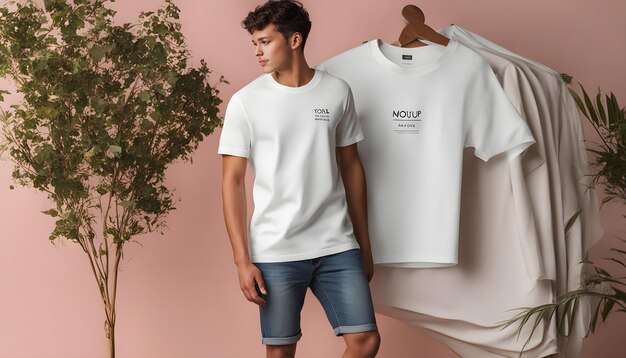 a white t shirt with the word quot no quot on it