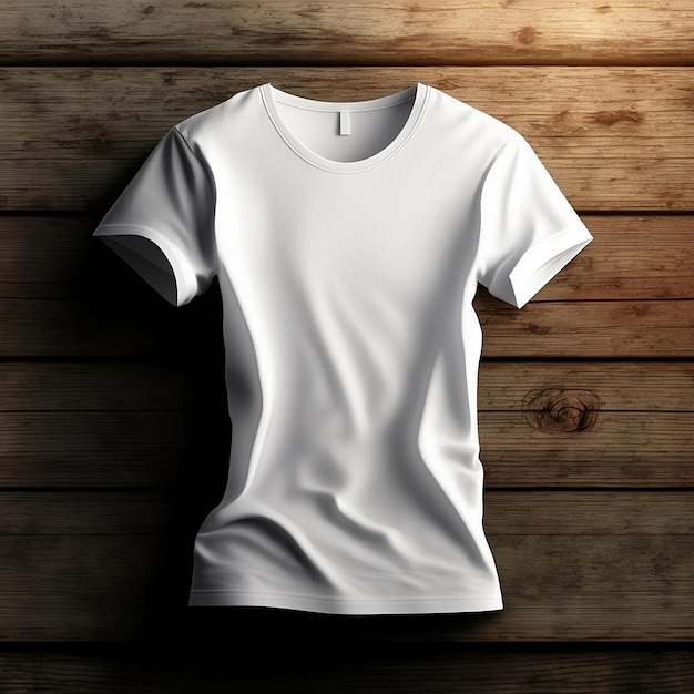 A white t - shirt with the word t - shirt on it