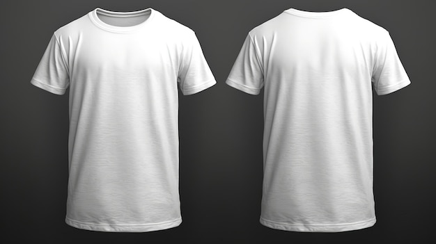 white t shirt for your designs mockup