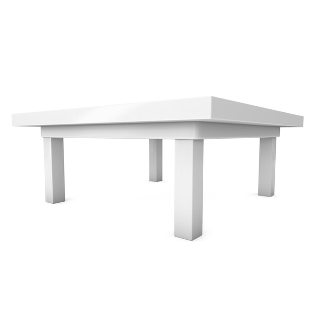 White Table 3D