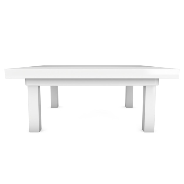 White Table 3D