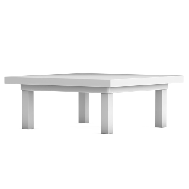 White Table 3D