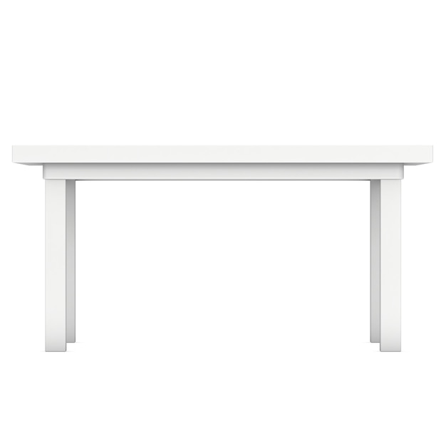 Foto tavolo bianco 3d