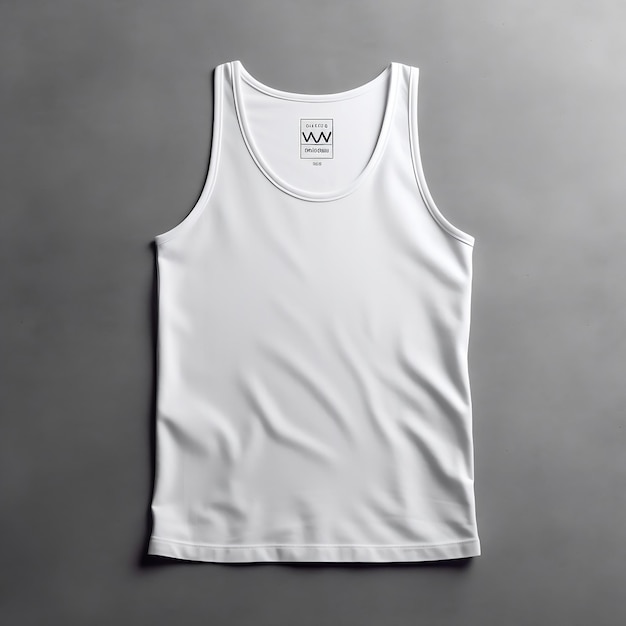 White tank top mockup