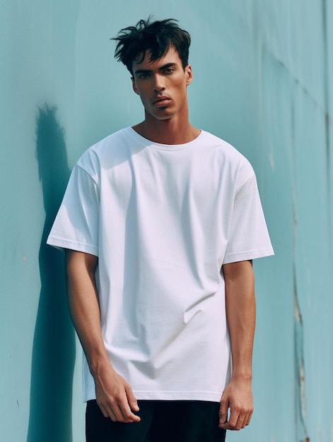 White Tee Mockup