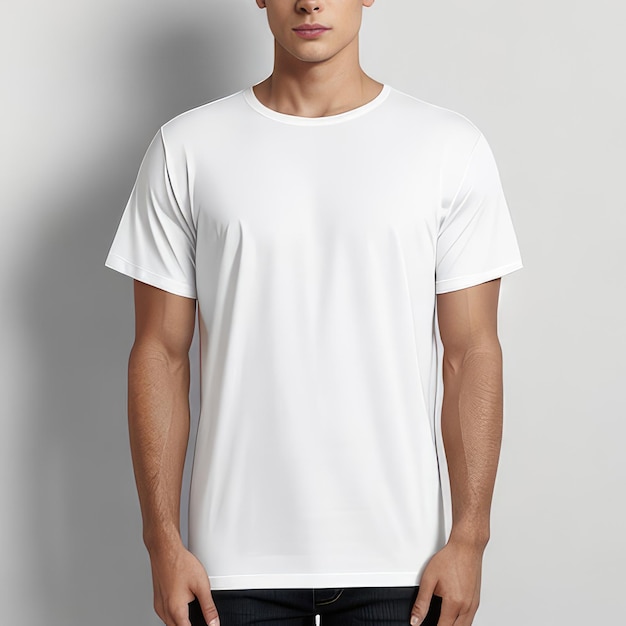 white tee