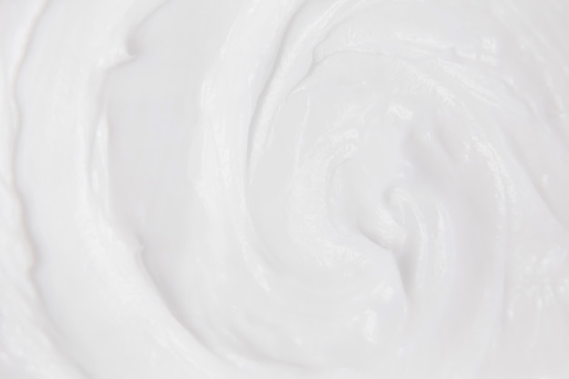 White texture of cream