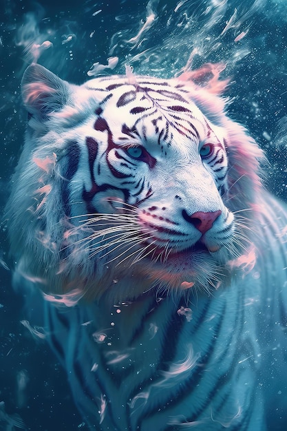 Premium AI Image  Tiger face wallpapers for iphone and android. browse and  enjoy our collection of wallpapers. tiger face wallpaper, tiger face  wallpaper, tiger wallpaper, tiger wallpaper