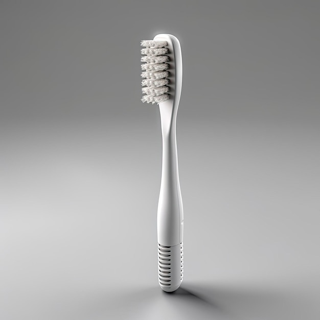 A white toothbrush