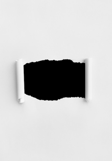 White Torn Paper Background