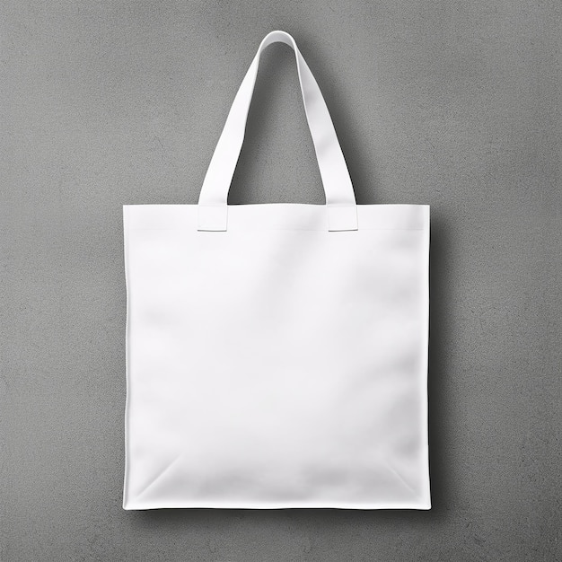 White tote bag isolated mockup Generative Ai