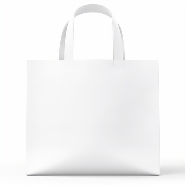 White tote bag isolated mockup Generative Ai