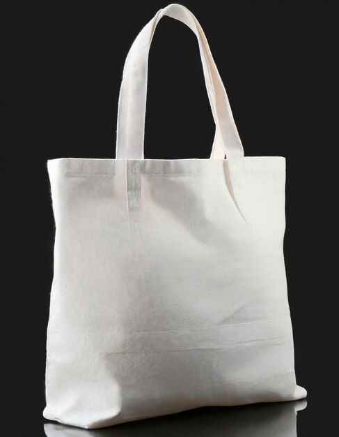 white tote bag isolated