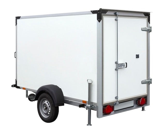 Photo white trailer