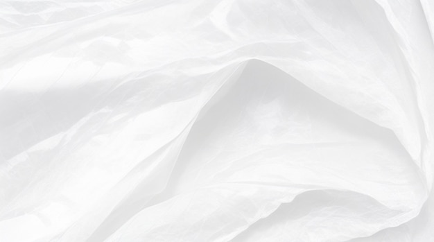 白い透明な 折りたたまれた プラスチックのポスター 背景 湿った プラスティックの包み物