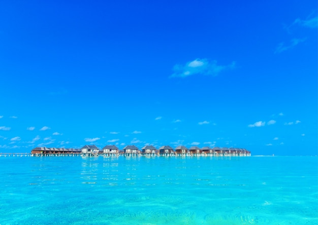 White tropical beach in Maldives