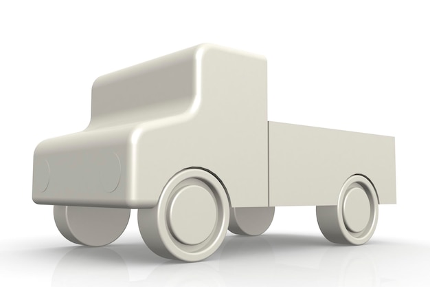 White truck model