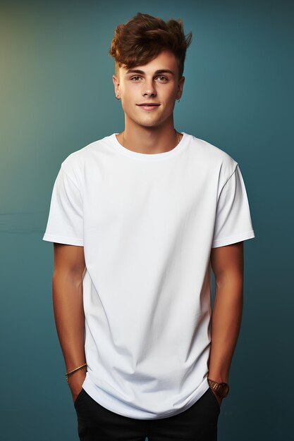 Premium Photo  White TShirt A Canvas for Personal Expression