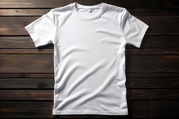 White tshirt cloth Sport male Generate Ai