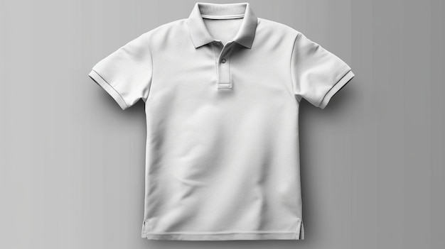 Premium AI Image | white Tshirt on Gray Background