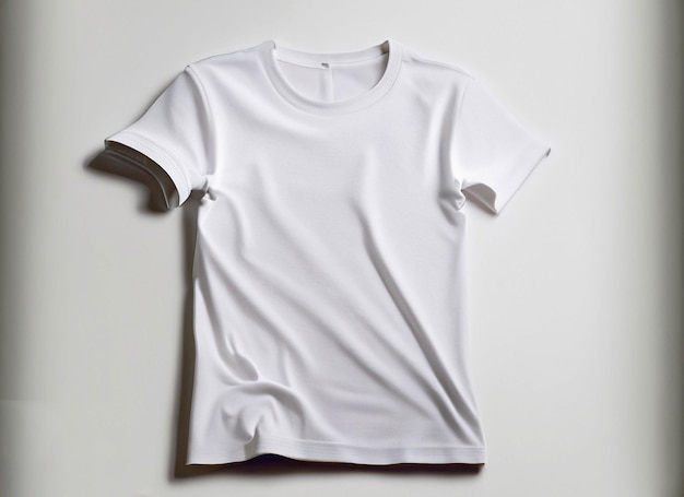 Белая футболка изолирована на альфа-слое