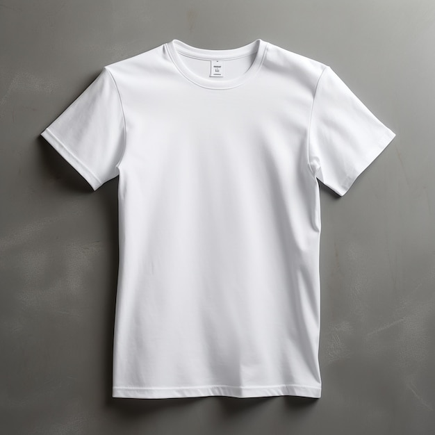 男性用の白いTシャツ