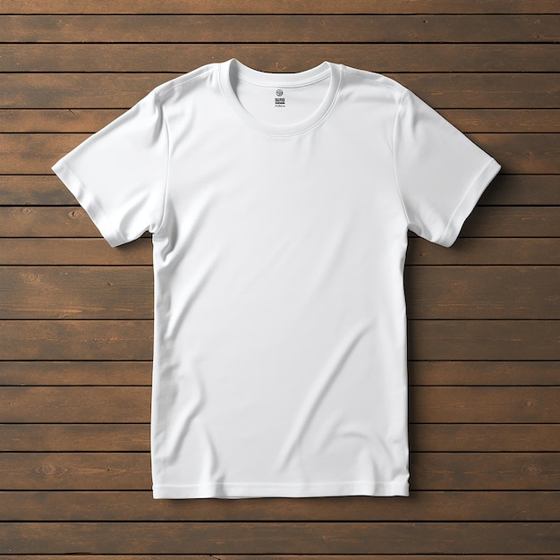 White tshirt mock up material