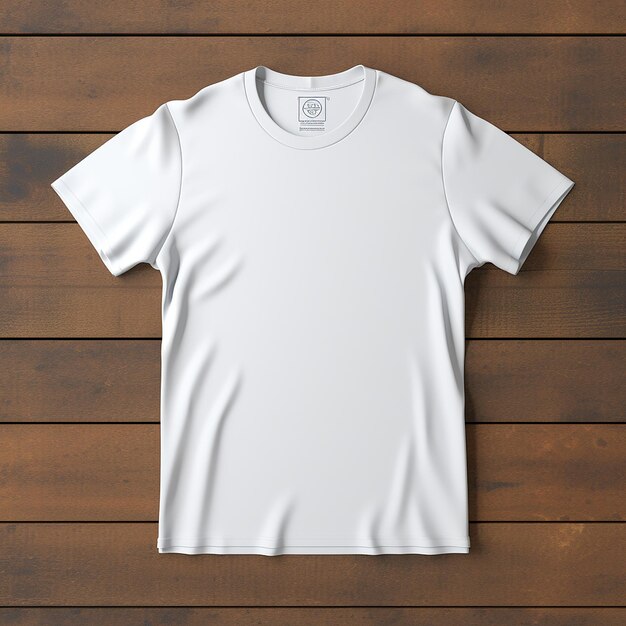 White tshirt mock up material