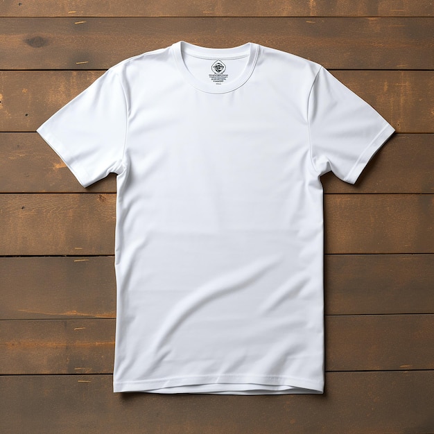 White tshirt mock up material