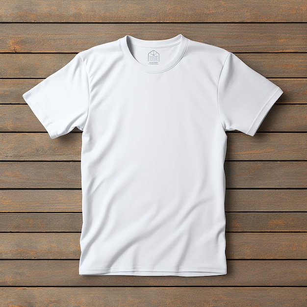 White tshirt mock up material