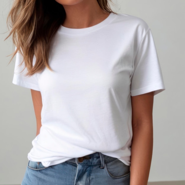 Photo white tshirt for mock up