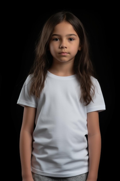 白いTシャツのモックアップ 2023 男の子と女の子 女性と男性 2023 写真のみ