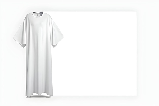 A white tshirt mockup background smooth clean texture