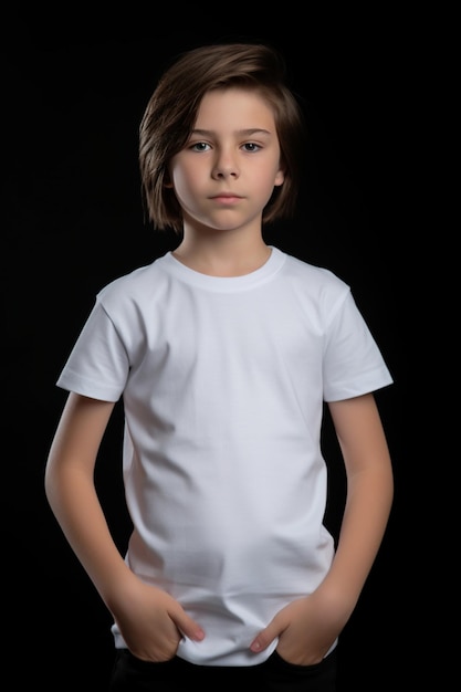 White Tshirt Mockup Boy and Girl Woman and Man 2023 Photo only