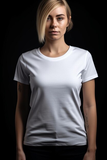 White Tshirt Mockup Boy and Girl Woman and Man 2023 Photo only