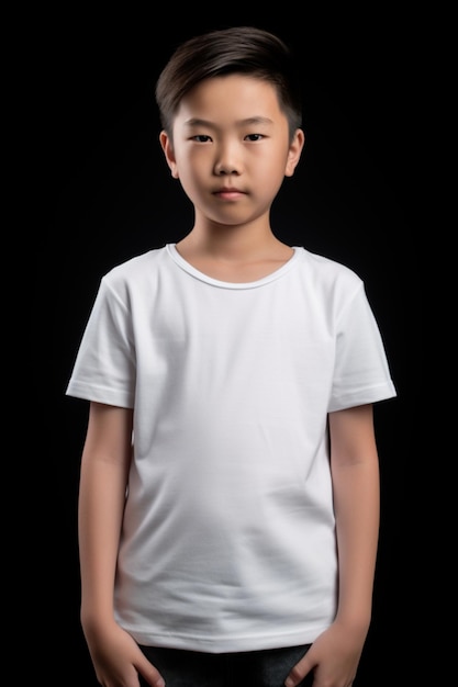 White Tshirt mockup boy and girl