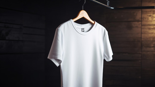 White Tshirt Mockup on dynamic plain background Shirt mockup set White tee shirt mockup