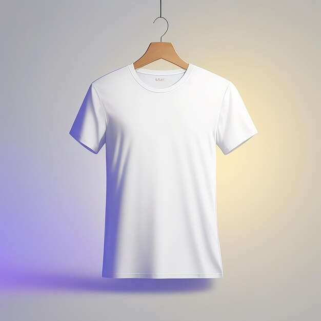 White tshirt mockup generated by ai