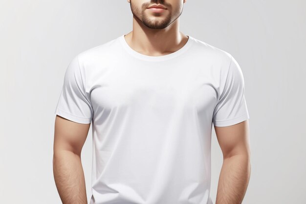 White tshirt mockup image