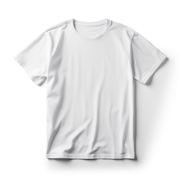 고립 된 흰색 TShirt 이랑